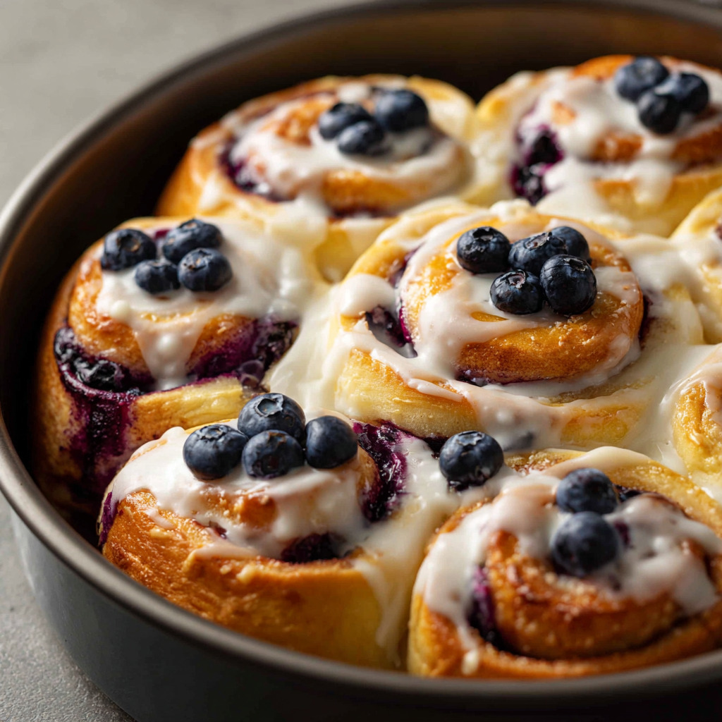 Blueberry Cheesecake Rolls - Blueberry Cheesecake Rolls