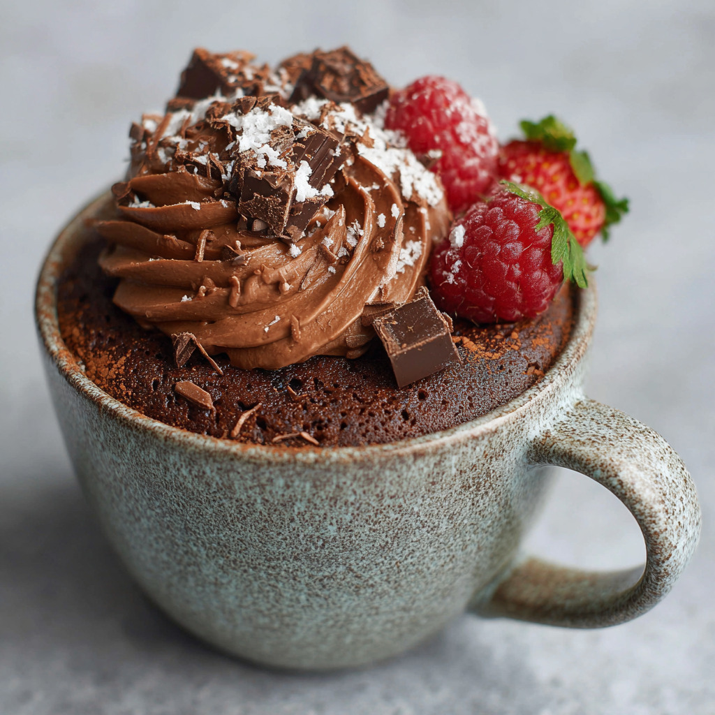 Chocolate Mug Cake - Chocolate Mug Cake 1