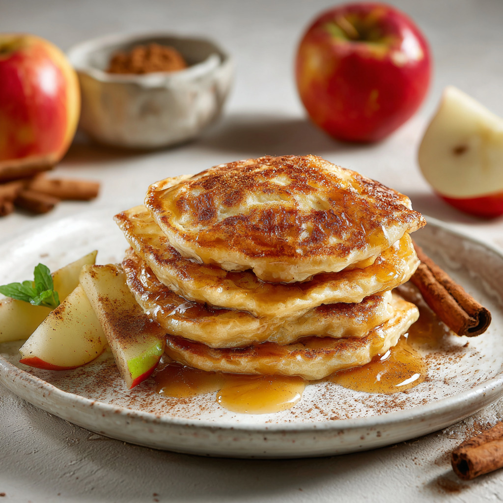 Pancakes with Apple and Cinnamon