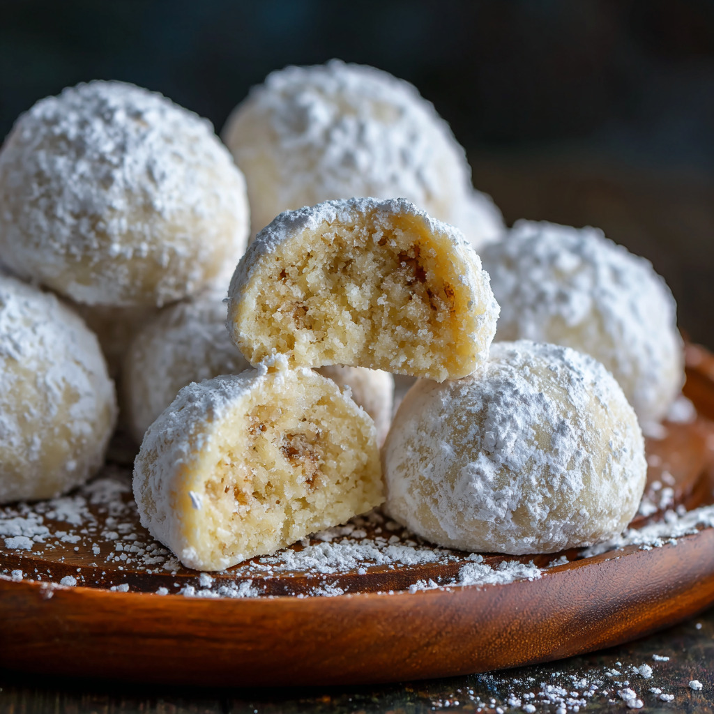 Sweetened Condensed Milk Snowball Cookies