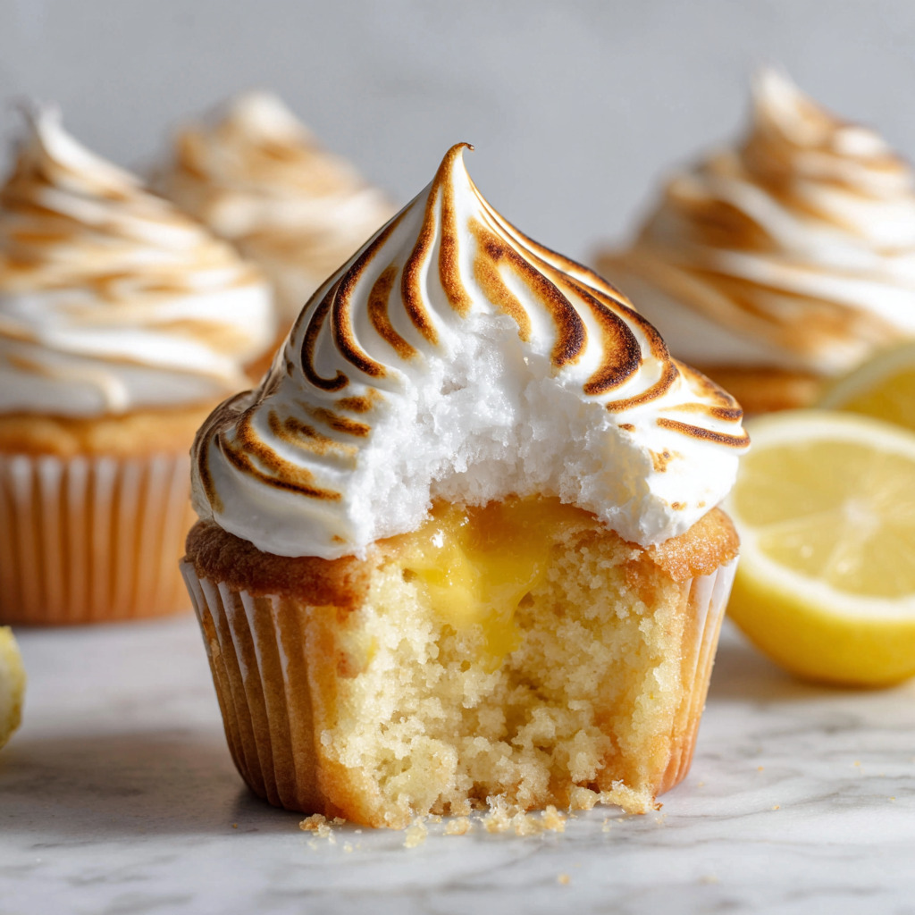 Lemon Meringue Pie Cupcakes - lemon meringue cupcakes