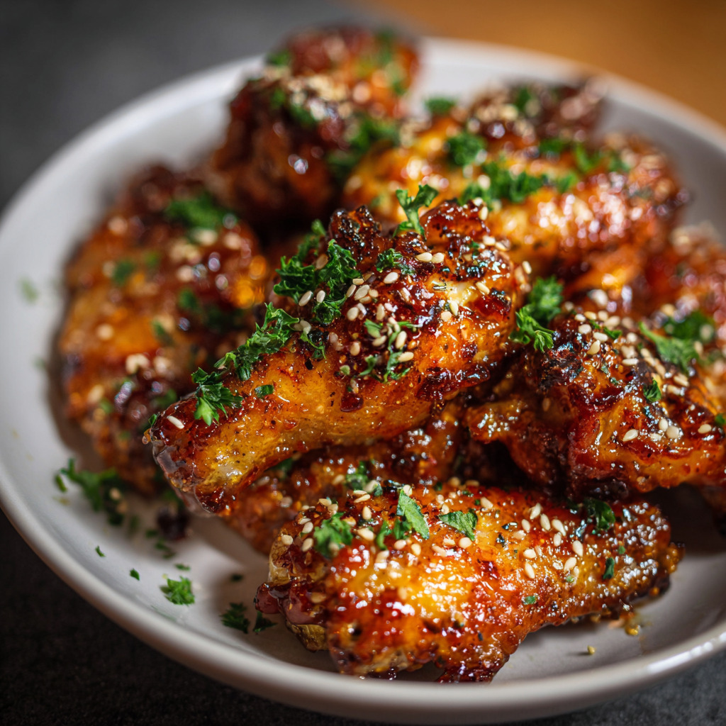 Honey Glazed Chicken Wings