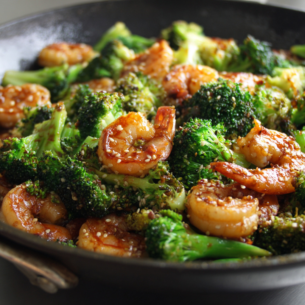 Shrimp and Broccoli Stir Fry