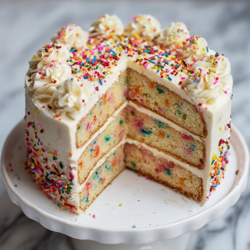 Cheerful Funfetti Cake