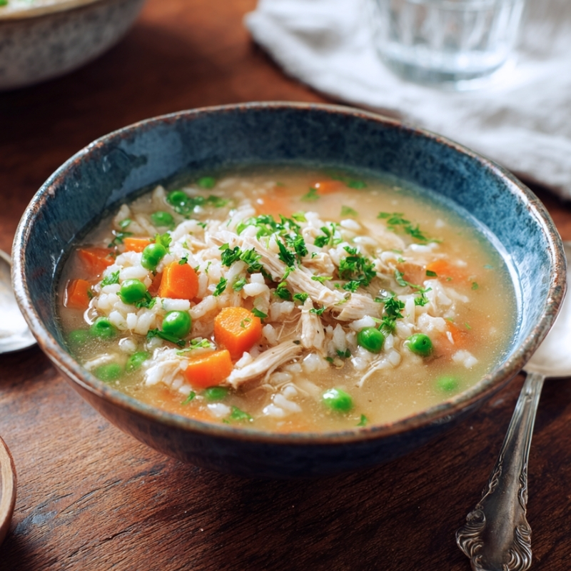Comforting Turkey Pea & Carrot Rice Soup - FF2638 Thumb Comforting Turkey Pea Carrot Rice Soup